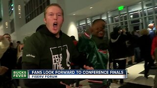 Bucks fans getting pumped for next round of NBA playoffs