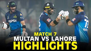HBL PSL 9 | Match 7 | Full Highlights | Multan Sultans vs Lahore Qalandars