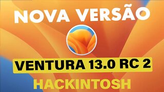 🔴 URGENTE macOS Ventura 13.0 RC 2 (22A380) DISPONÍVEL ✅ JÁ ESTA PREPARADO??? 👊