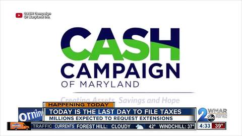 Tuesday is the last day to file taxes