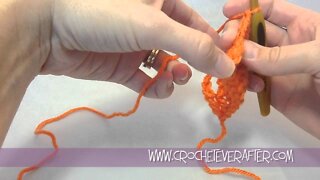 Treble Crochet Tutorial #4: TR into the Last Stitch of the Row