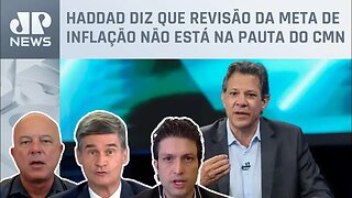 Alan Ghani, Piperno e Motta analisam fala de Haddad sobre meta de inflação