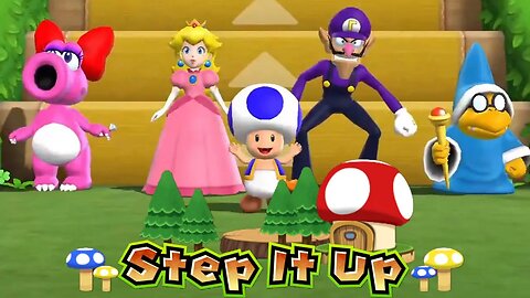 Mario Party 9 Step it up - Birdo vs Peach vs Walugi vs Magkopa