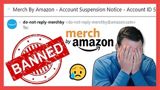 Amazon Merch Account Suspended! 🚫 Why I Was Almost Terminated + How I Got My Account Reinstated