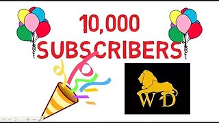 10,000 Subscribers Milestone Achieved by Bodas Djoumessi (Wisdom for Dominion)