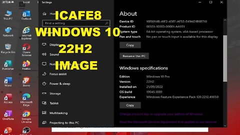 ICAFE8 WINDOWS 10 22H2 IMAGE + MULTIPLE SPECS (COMPLETE APPS | PLUG & PLAY) | ICAFE8 9190