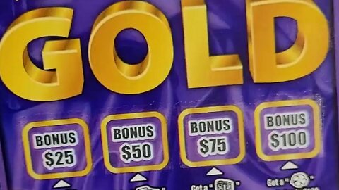 $5 Scratch Off Lottery Ticket 24 Karat Gold from Kentucky!