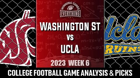 Washington State vs UCLA Picks & Prediction Against the Spread 2023 College Football Analysis