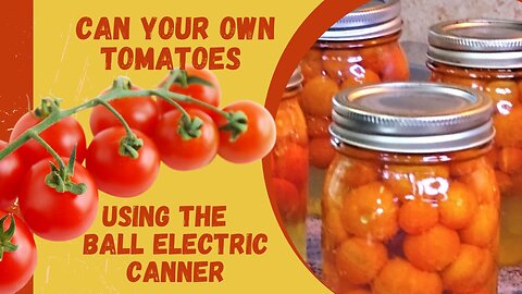 Can your own tomatoes using the BALL Electric Canner