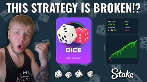 LOW RISK STAKE DICE STRATEGY!?
