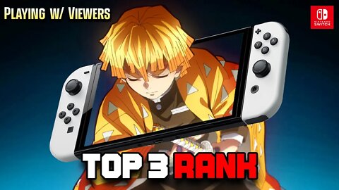 🔴 Getting TOP 1 RANK On Nintendo Switch! 🏆 | Demon Slayer Hinokami Chronicles LIVE