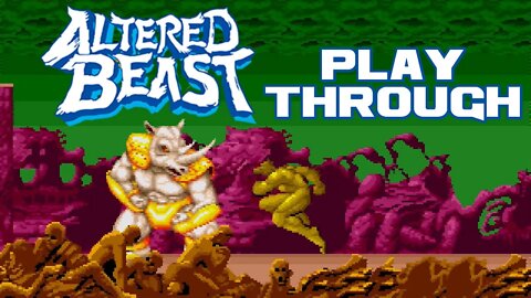 Altered Beast Alternate Style with Arcade Voice Samples - Sega Genesis Playthrough 😎Benjamillion