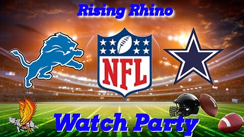 Detroit Lions Vs Dallas Cowboys WATCH PARTY and Play by Play