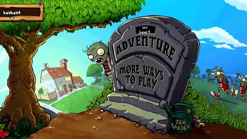 Plants vs Zombies Adventure Game Play