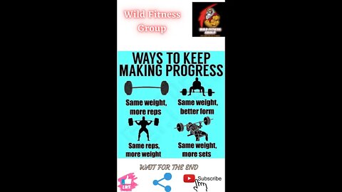 🔥Ways to keep making progress🔥#shorts🔥#viralshorts🔥#fitnessshorts🔥#wildfitnessgroup🔥