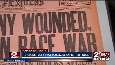 TU OPENS TULSA RACE MASSACRE