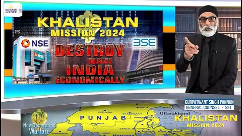 Khalistan Mission 2024 - “Destroy nazi India Economically” Through Bankruptcy Not Bombing