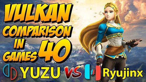 YUZU VS RYUJINX | Vulkan Comparison | Performance Teste in 40+ Games
