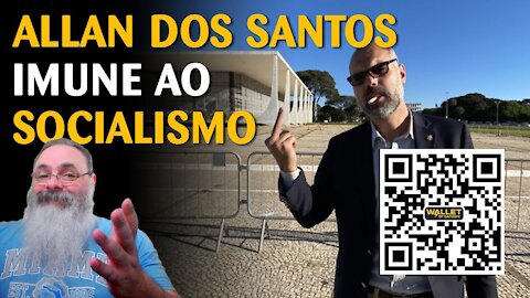 Com contas suspensa pelo STF e por pressão esquerdista, Allan do Santos cria carteira bitcoin