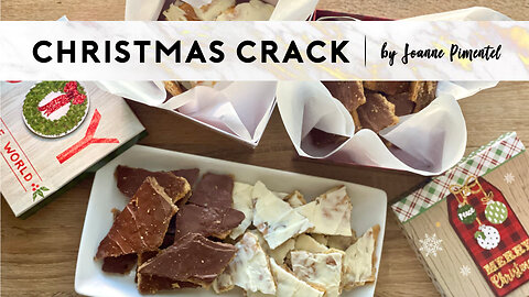 CHRISTMAS CRACK | Super Easy & Great to Give as Gifts!