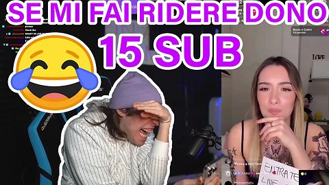 GRENBAUD PROVA A FAR RIDERE UNA RAGAZZA SU TIK TOK😂