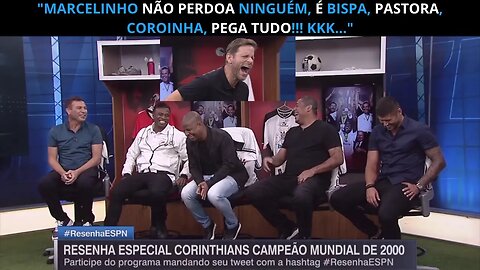 VAMPETA QUASE MATA O APRESENTADOR DE TANTO RIR| RESENHA ESPN 20 ANOS MUNDIAL DO CORINTHIANS