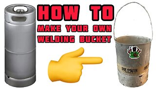 Making A Keg Welding Rod Bucket!