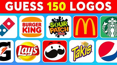 Guess The Logo In 3 Seconds | Food & Drink Edition | 150 Logos 🍕🥤