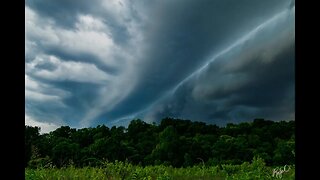 Vivid Thunderstorm and Wildflowers for Meditation, Sleep and Stress Relief