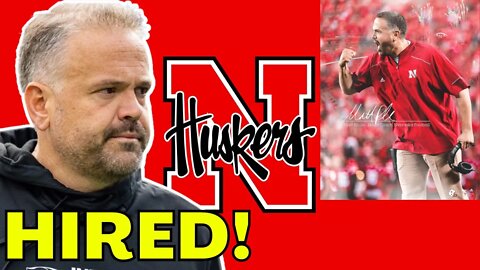 Former Panthers HC Matt Rhule HIRED by Nebraska Cornhuskers Football!