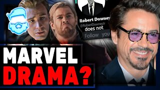 Marvel Panic! Robert Downey Jr Sparks Rumors Of Cast Fallout With Tom Holland & Chris Evans!