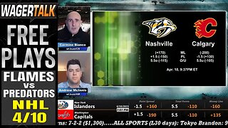 Calgary Flames vs Nashville Predators Prediction, Picks and Odds | NHL Betting Advice | April 10