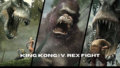 King Kong (2005) - Kong vs T-Rex Fight Scene ..