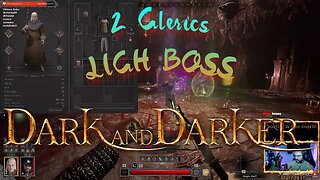 Boss Lich no Dark and Darker 2 Clerics gray and easy