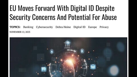 How Digital ID and CBDC is Enslavement! Don’t Be Fooled