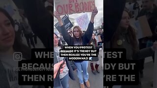 Trendy Protesters get NERVOUS when they are confronted about MURDER