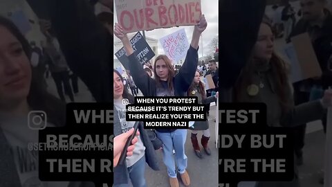 Trendy Protesters get NERVOUS when they are confronted about MURDER