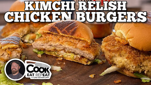 How to Make Kimchi Relish Chicken Burgers | Blackstone Griddles