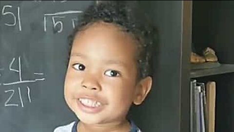 Talented 3-year-old is a math genius