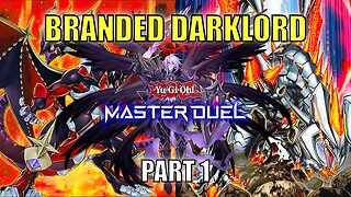 BRANDED DARKLORD DPE! MASTER DUEL GAMEPLAY | PART 1 | YU-GI-OH! MASTER DUEL! ▽