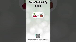 Guess the Drink by Emojis #shorts