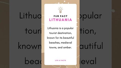 Fun Facts Lithuania