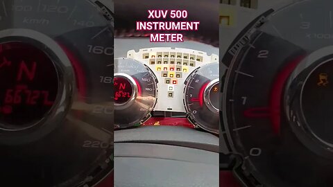 XUV 500 IC INSTRUMENT METER CHECK LIGHT BLINKING#viral#trending#shorts#youtubeshorts#automobile