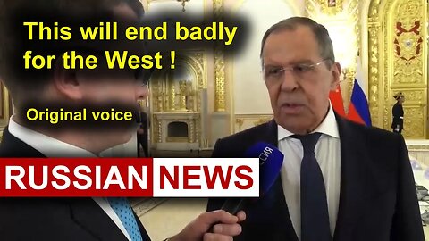 There is no doubt that this will end badly for the West! Lavrov Russia Ukraine, Depleted uranium. RU