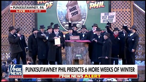 Punxsutawney Phil Predicts 6 More Weeks of Winter