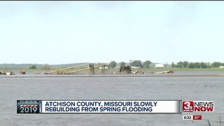 Atchison County, MO slowly rebuilding from spring flooding