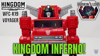 Transformers Kingdom Voyager Inferno Review WFC-K19 (Retail Release), Larkin's Lair