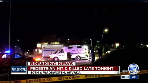 1 dead in auto-pedestrian crash at 80th and Wadsworth in Arvada