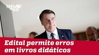 Governo Bolsonaro muda edital de livros e abre margem para erros