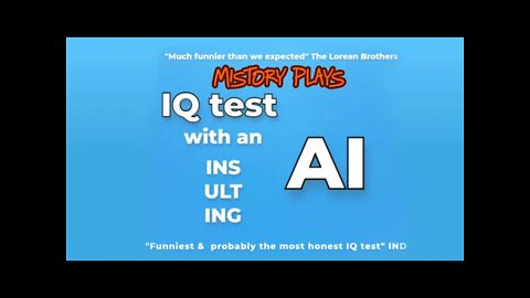 IQ test with an INSULTING AI (#Funny)
